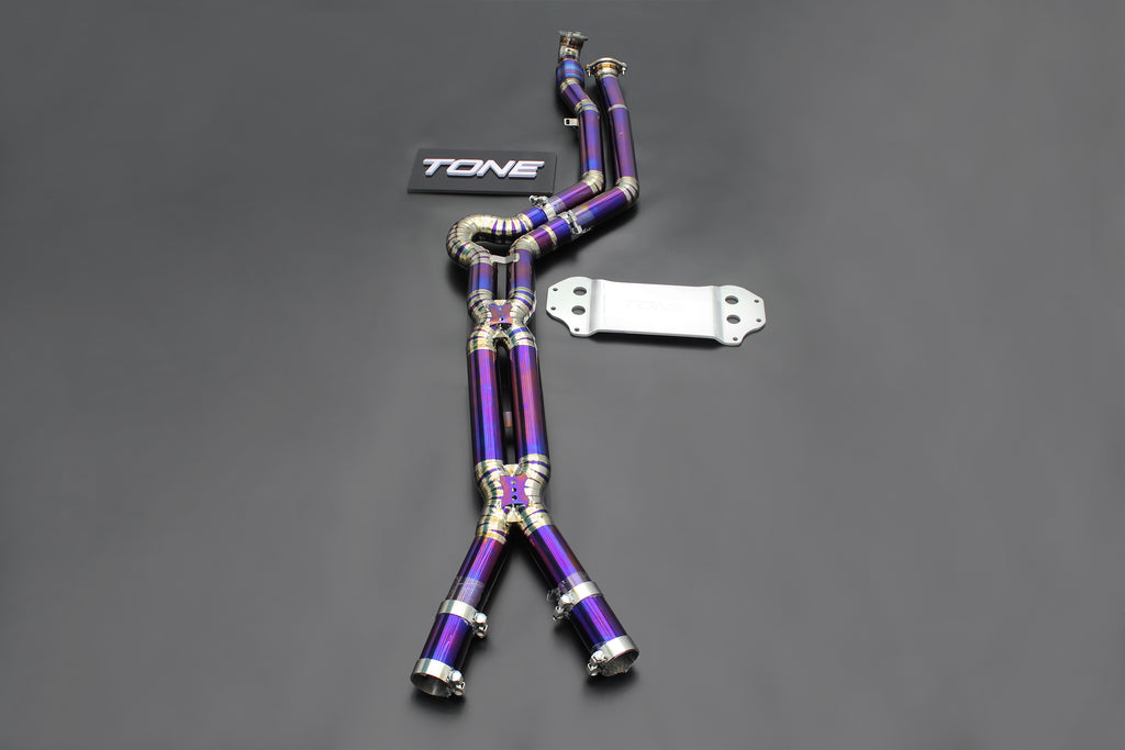 G8X M2/M3/M4 Dual X Titanium Midpipe