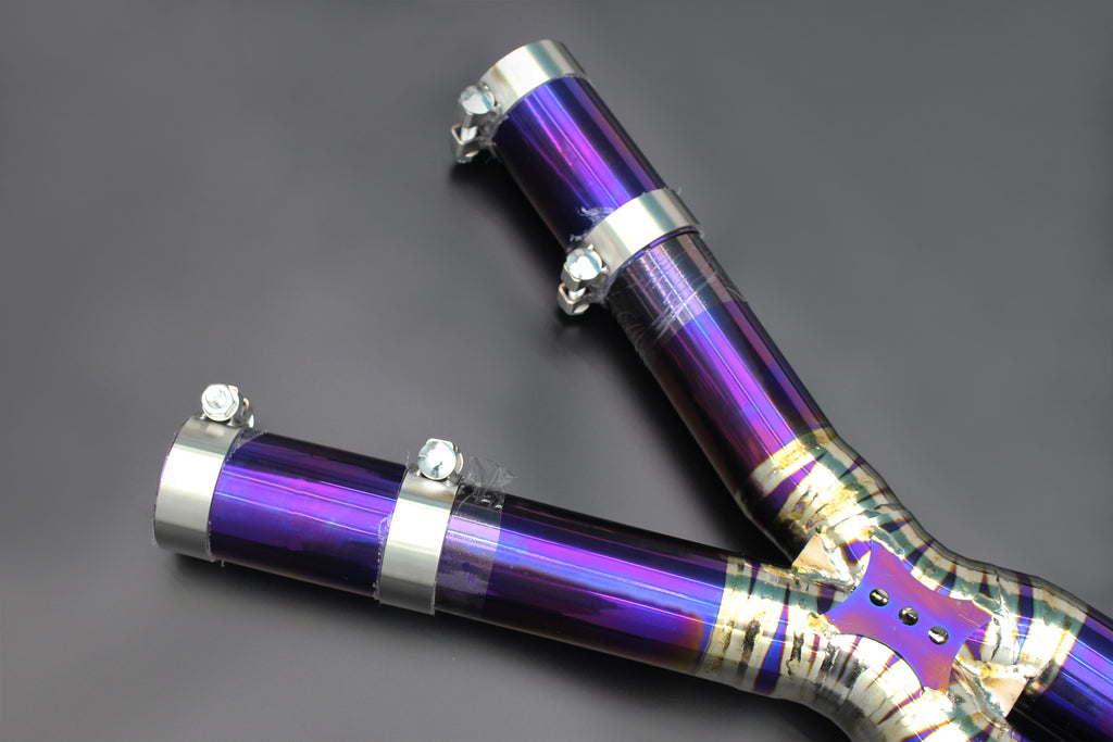 G8X M2/M3/M4 Dual X Titanium Midpipe
