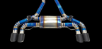 G42 M240 Valved Axleback Exhaust